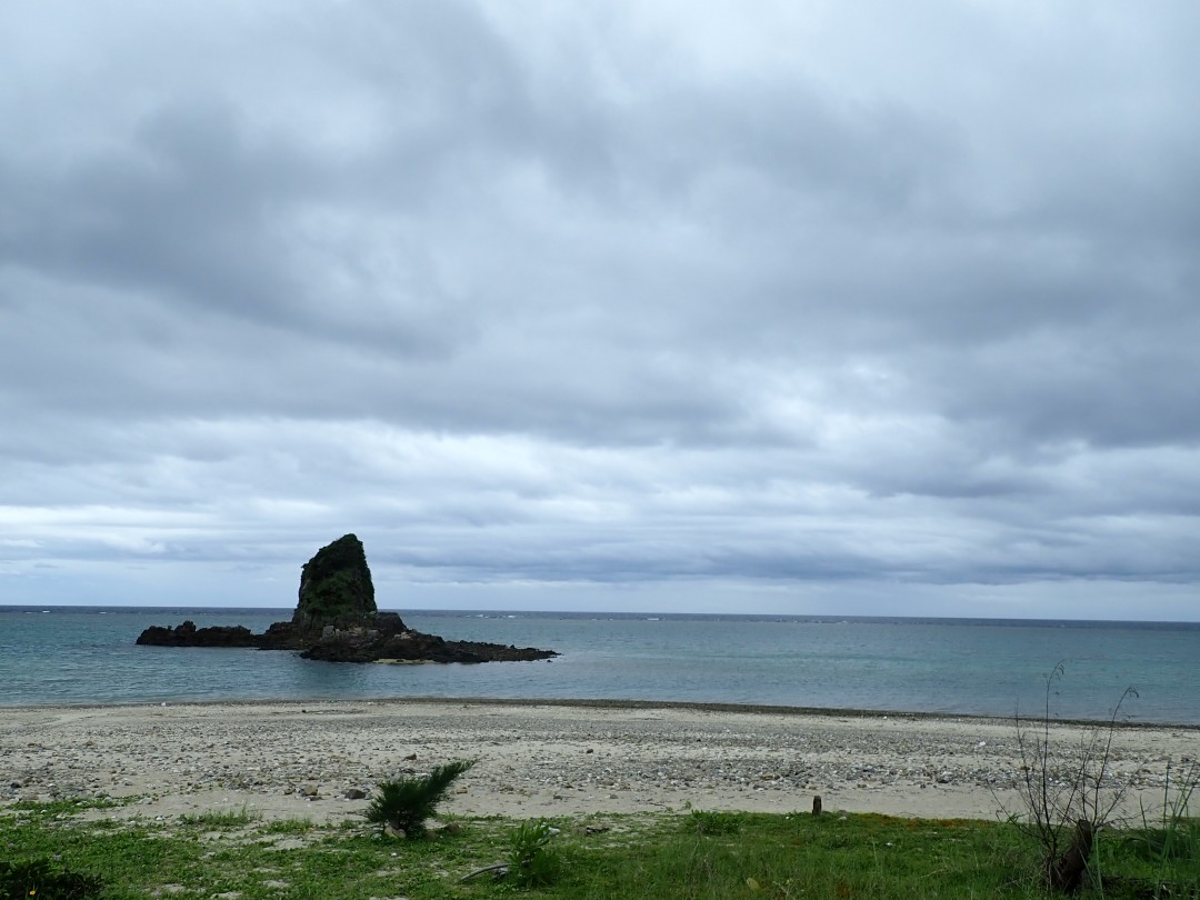 今日の嘉陽海岸