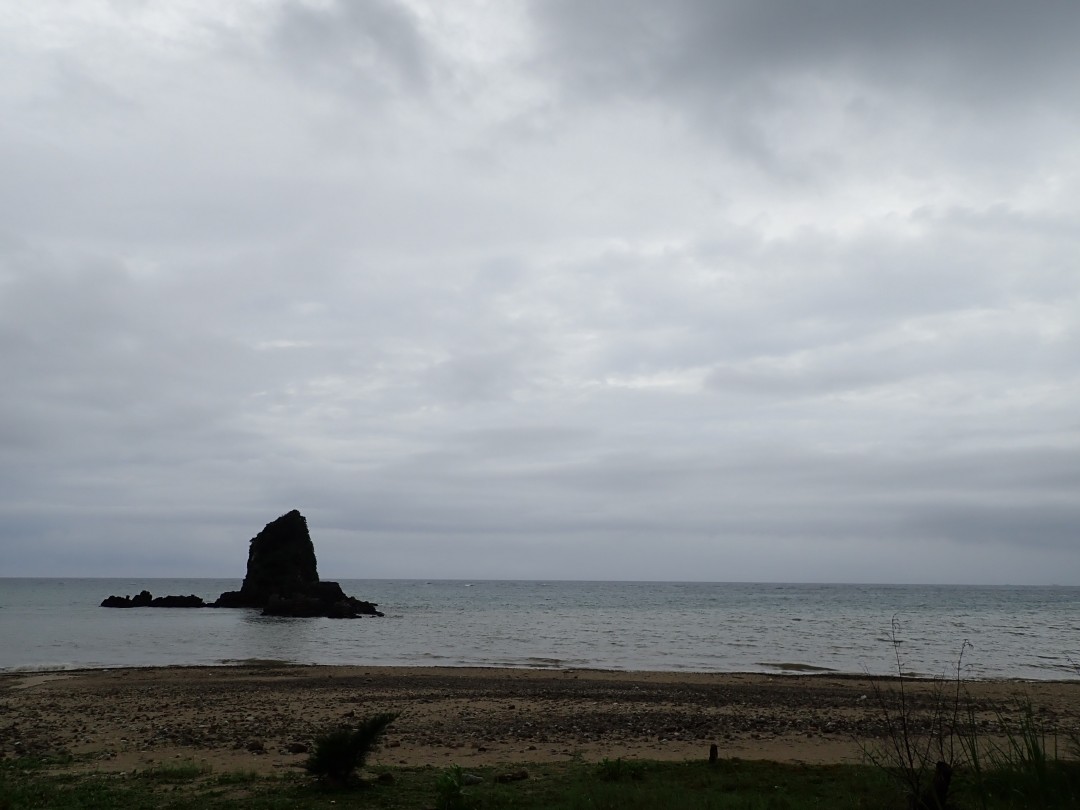 今日の嘉陽海岸