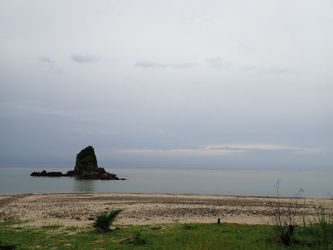 今日の嘉陽海岸