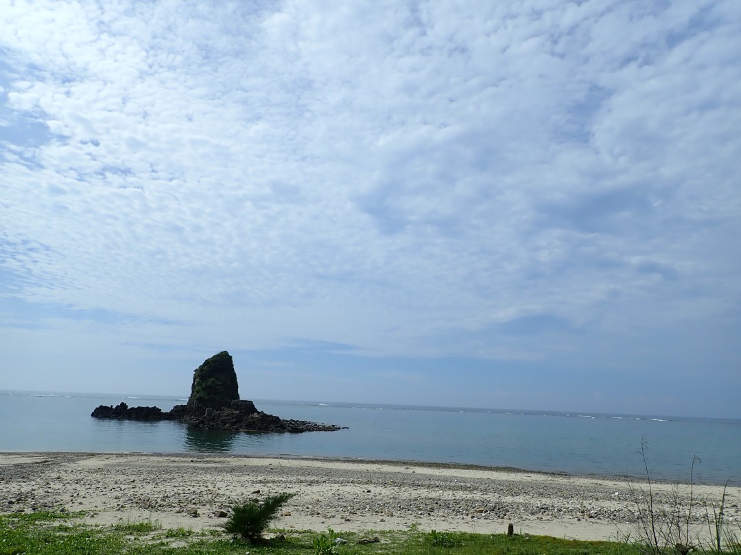 今日の嘉陽海岸