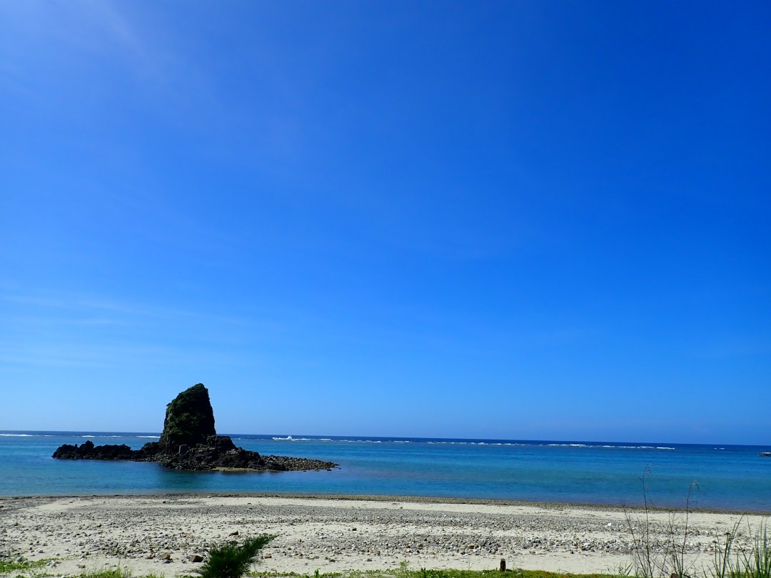 今日の嘉陽海岸