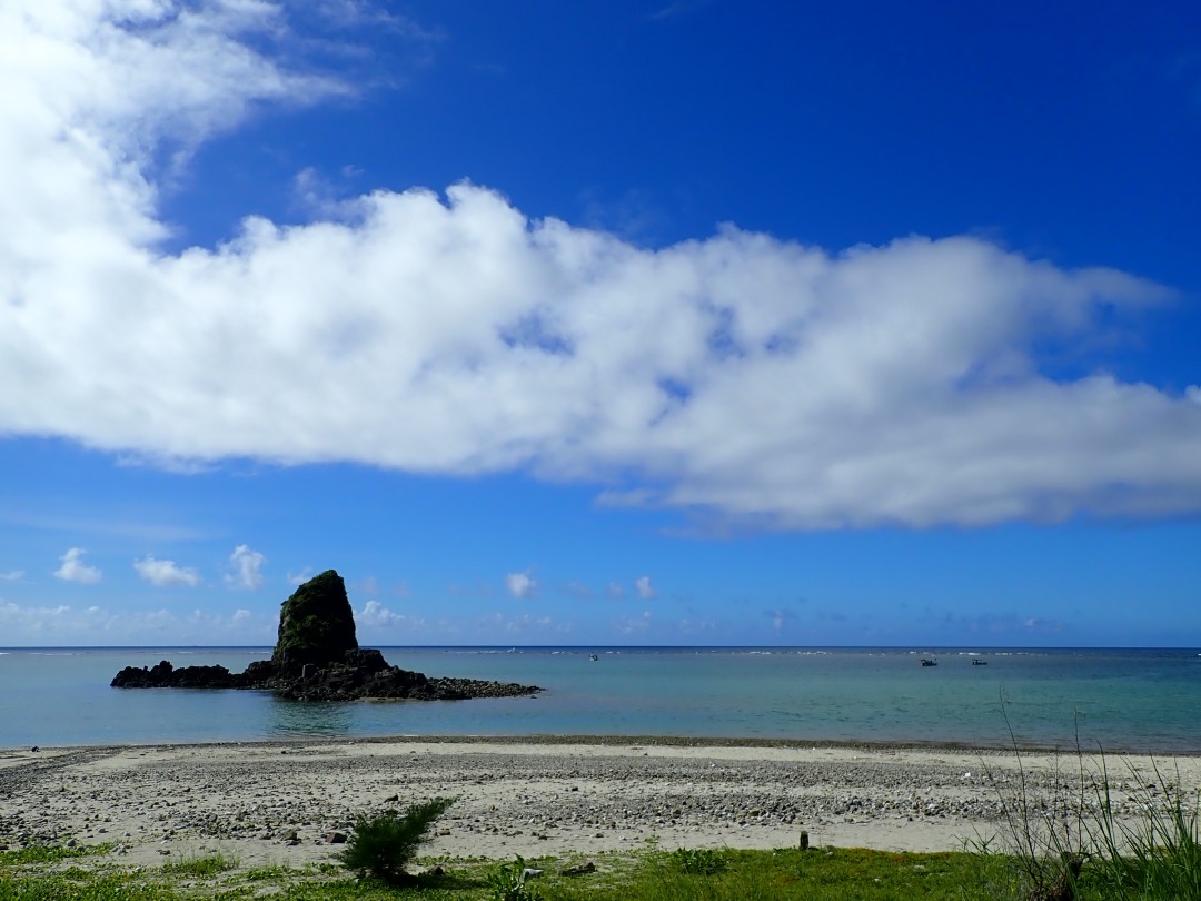 今日の嘉陽海岸