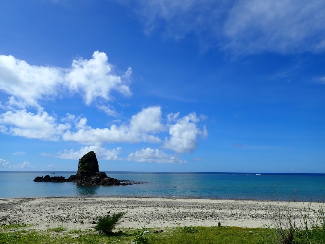 今日の嘉陽海岸