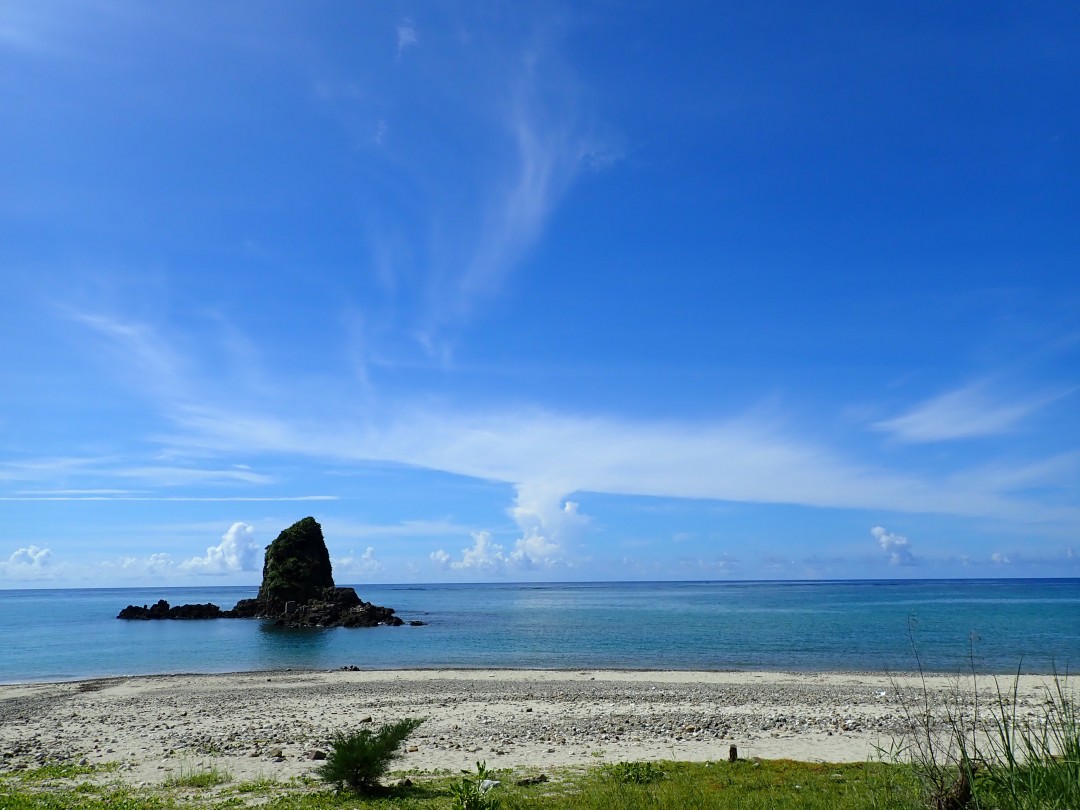 今日の嘉陽海岸