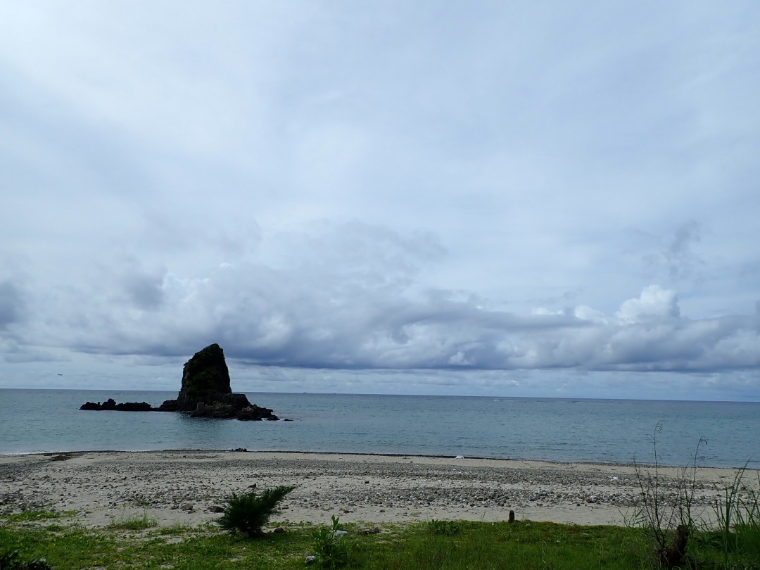 今日の嘉陽海岸