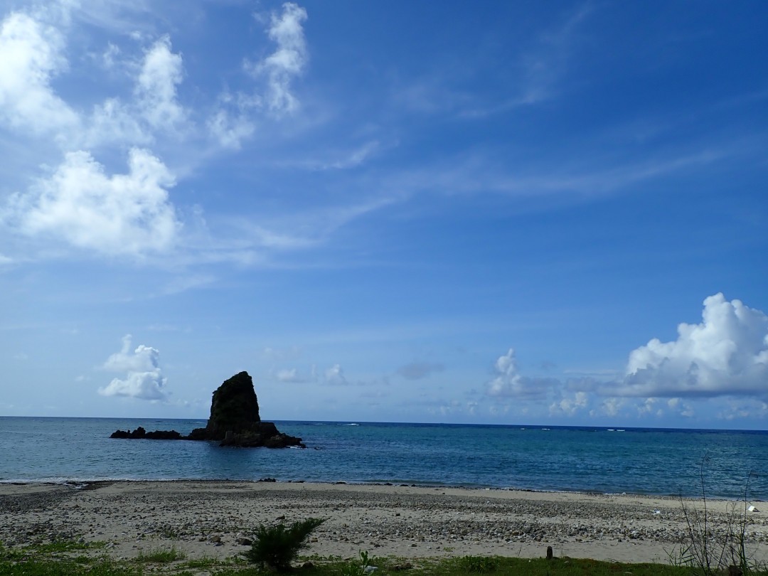 今日の嘉陽海岸