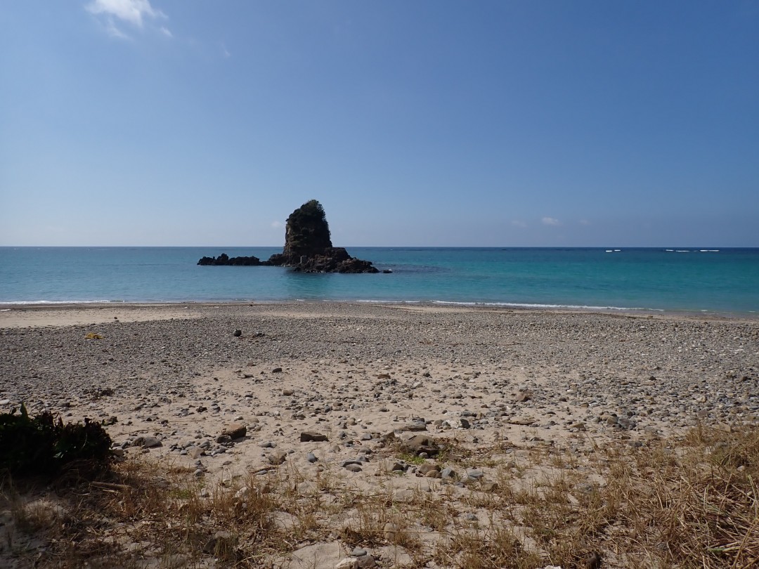 今日の嘉陽海岸