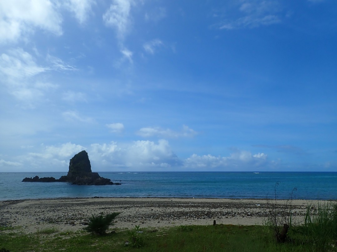 今日の嘉陽海岸