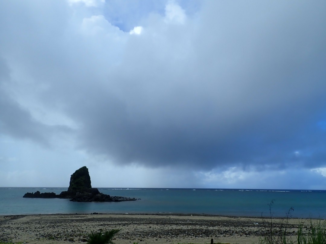 今日の嘉陽海岸