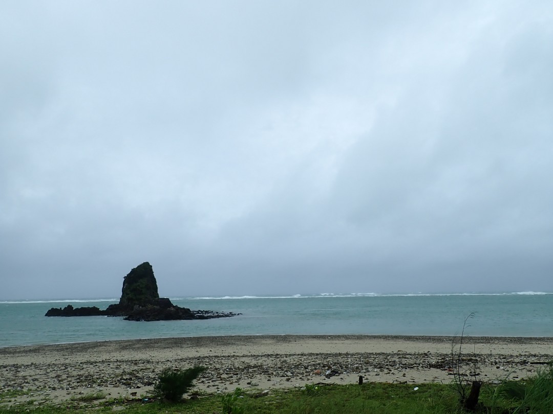 今日の嘉陽海岸