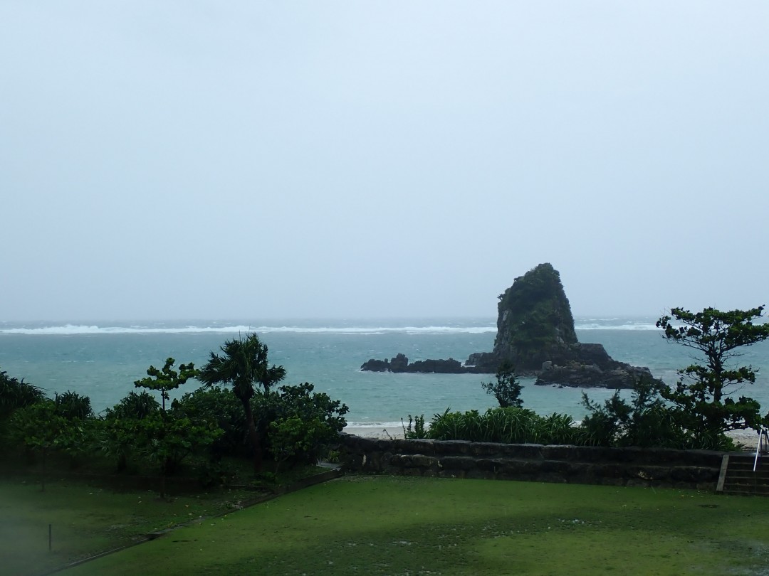 今日の嘉陽海岸