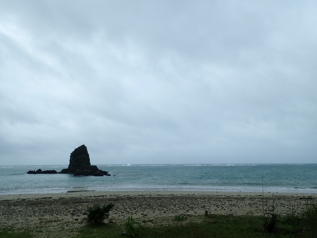 今日の嘉陽海岸