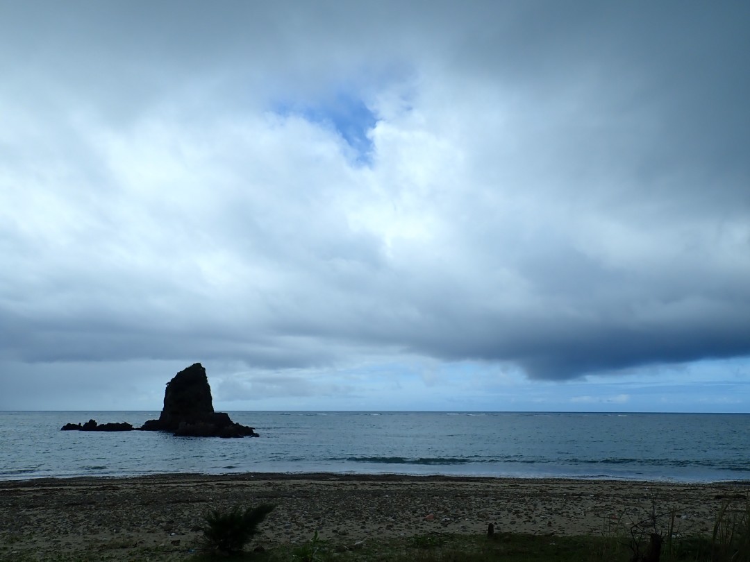 今日の嘉陽海岸