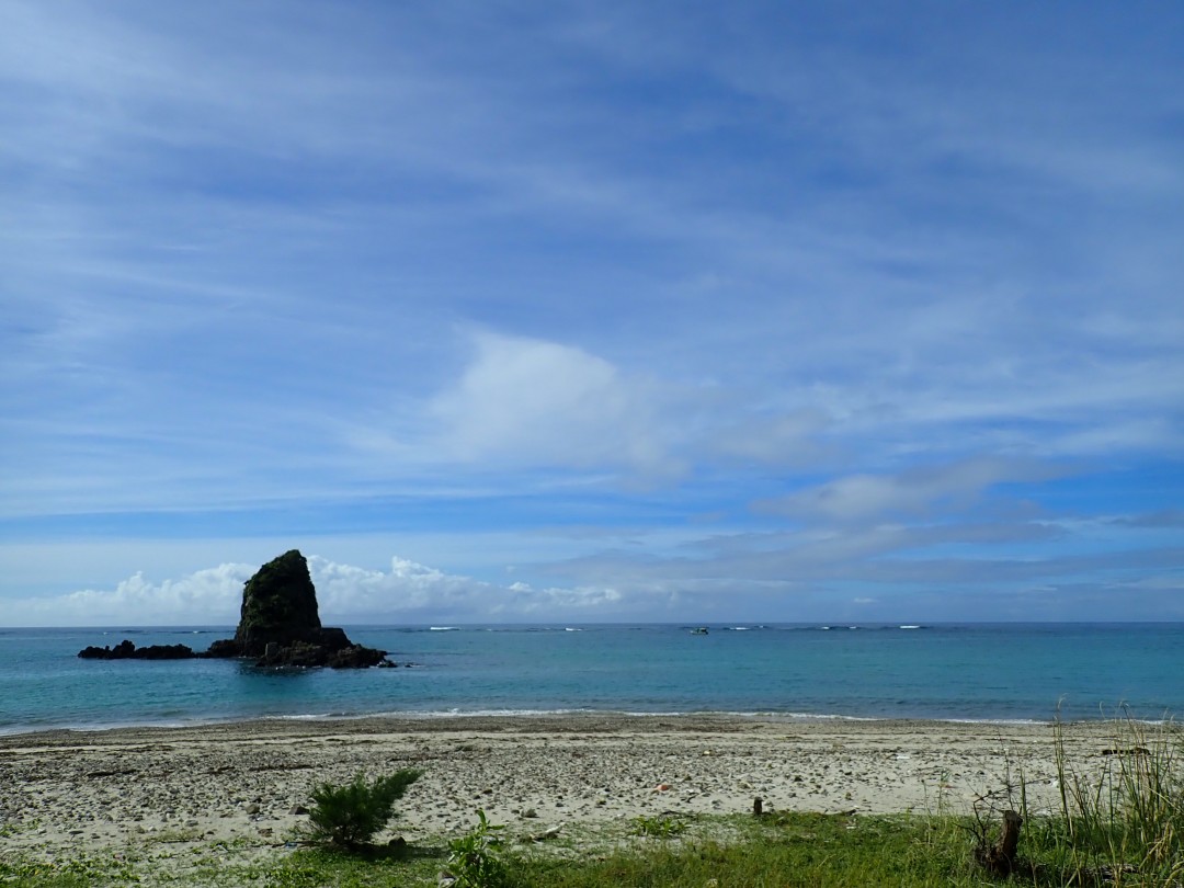 今日の嘉陽海岸