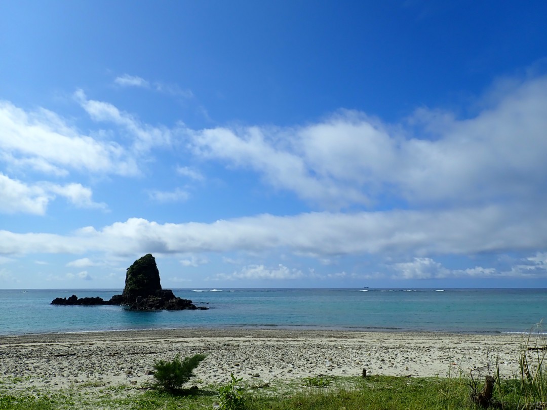 今日の嘉陽海岸