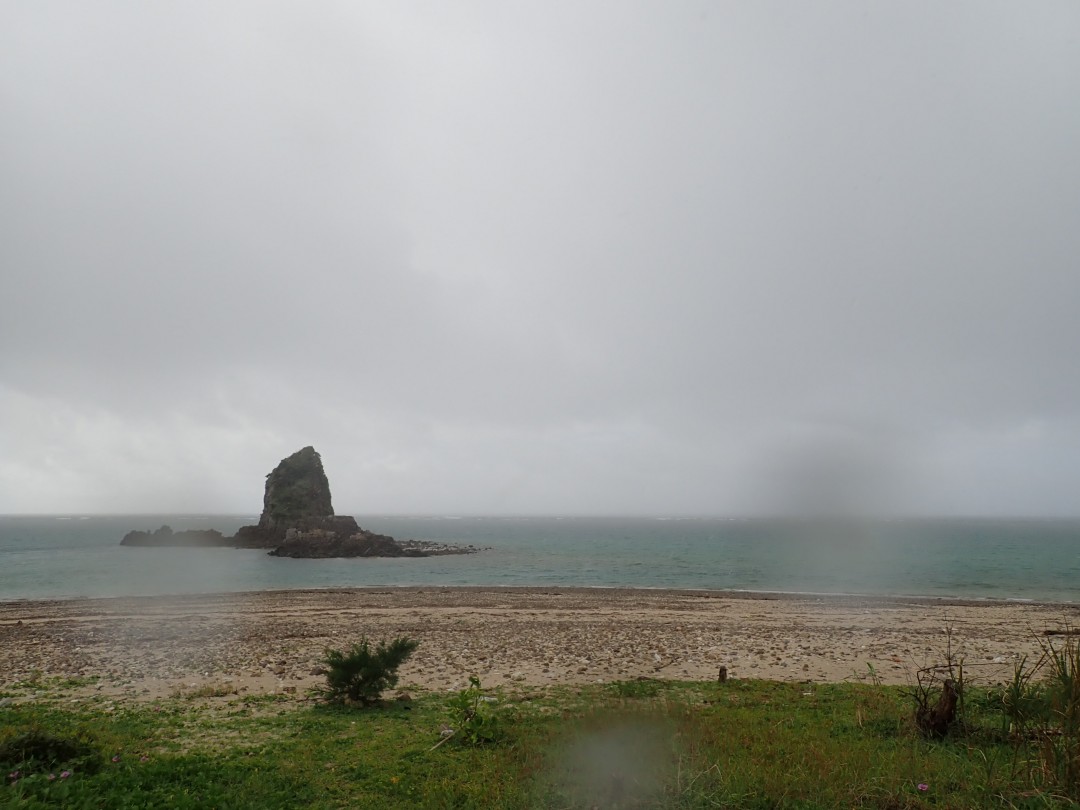 今日の嘉陽海岸