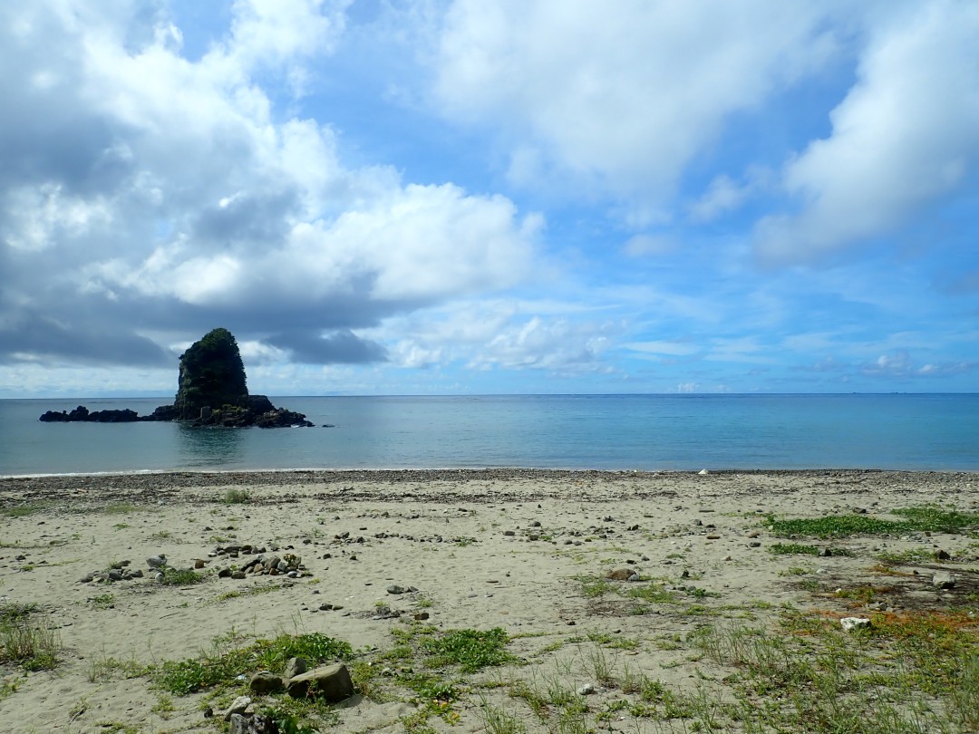 今日の嘉陽海岸