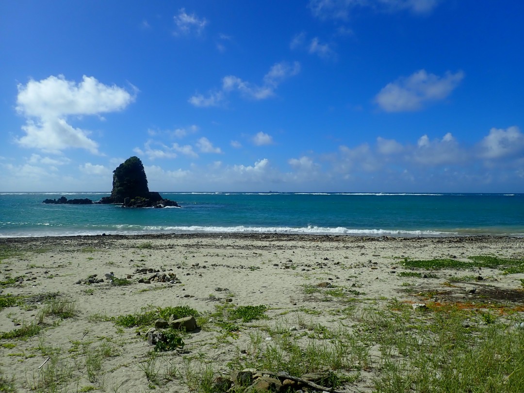 今日の嘉陽海岸