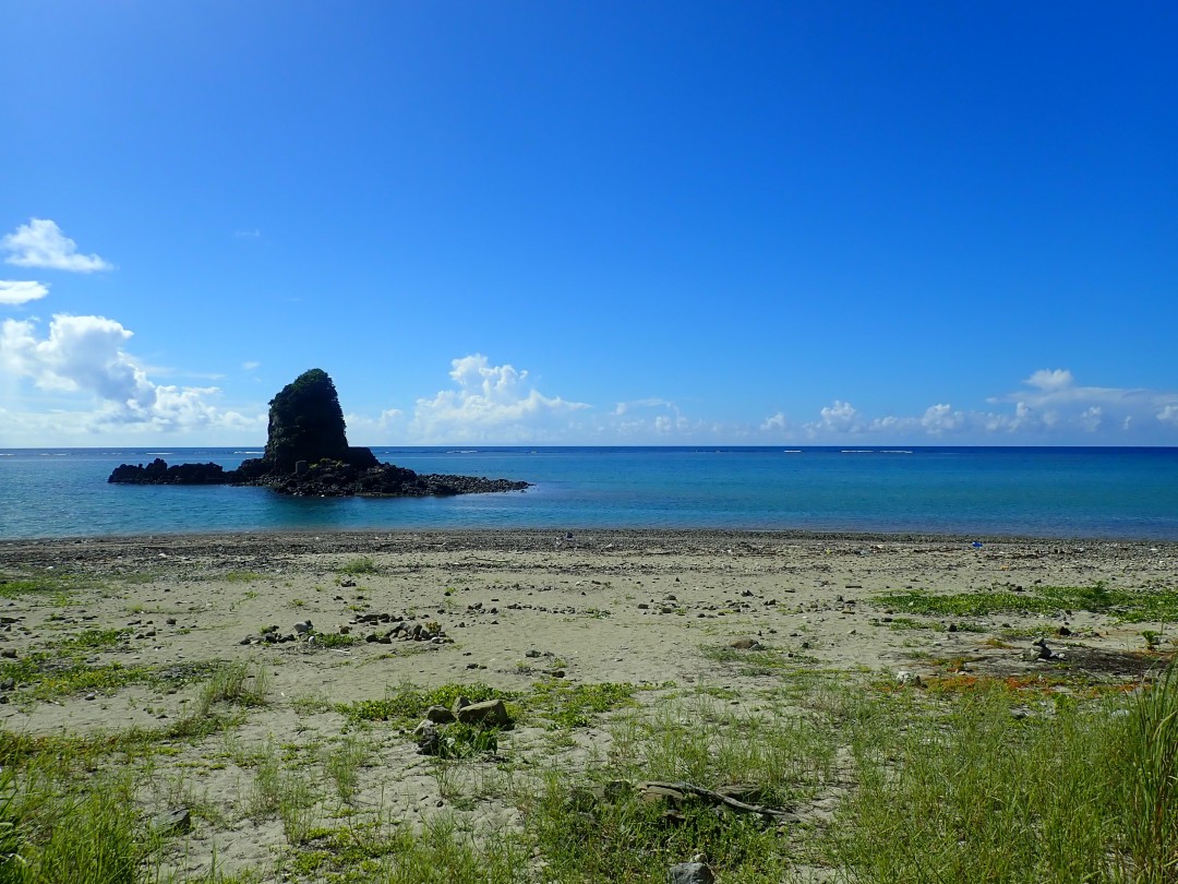 今日の嘉陽海岸