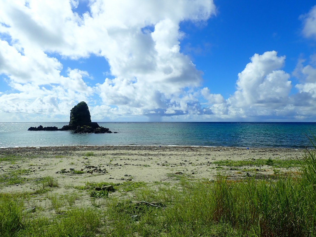 今日の嘉陽海岸