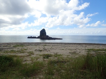 今日の嘉陽海岸