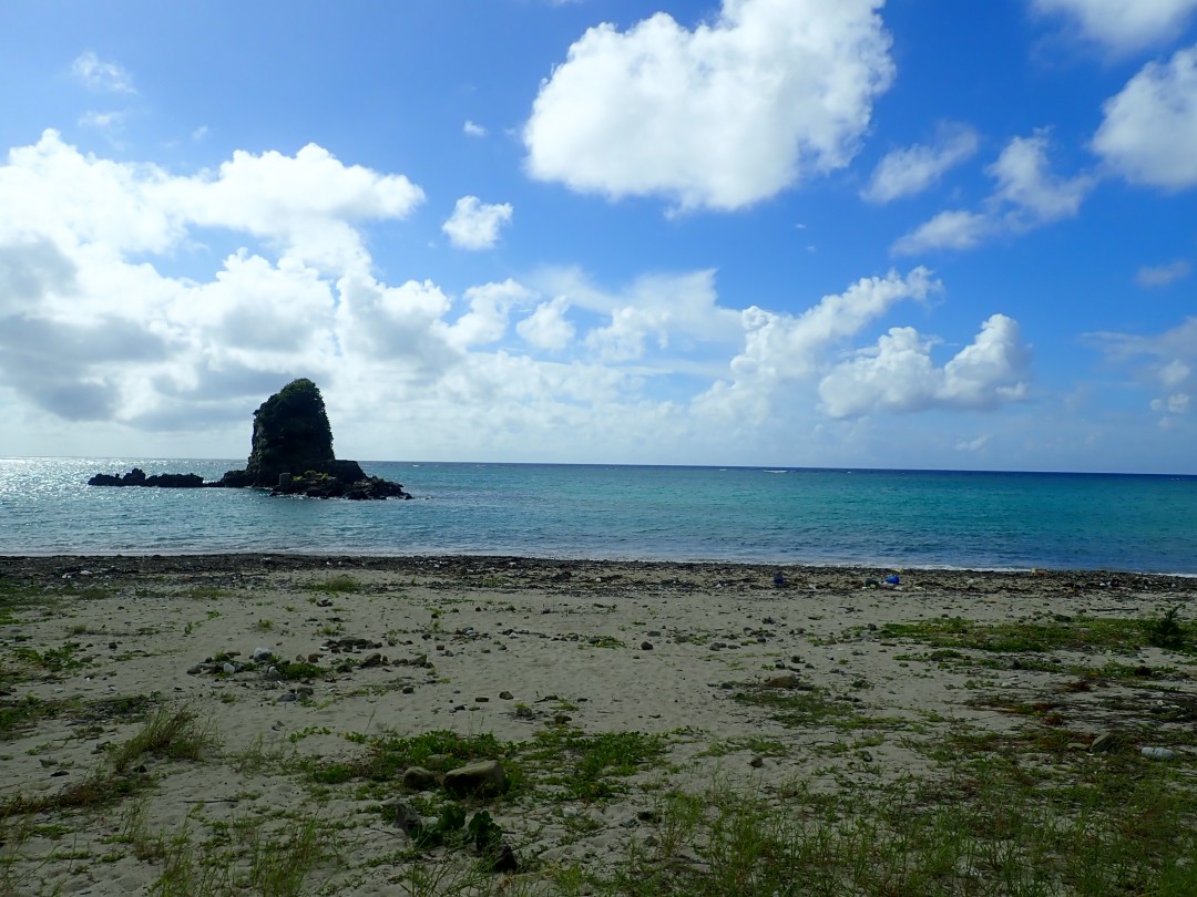 今日の嘉陽海岸