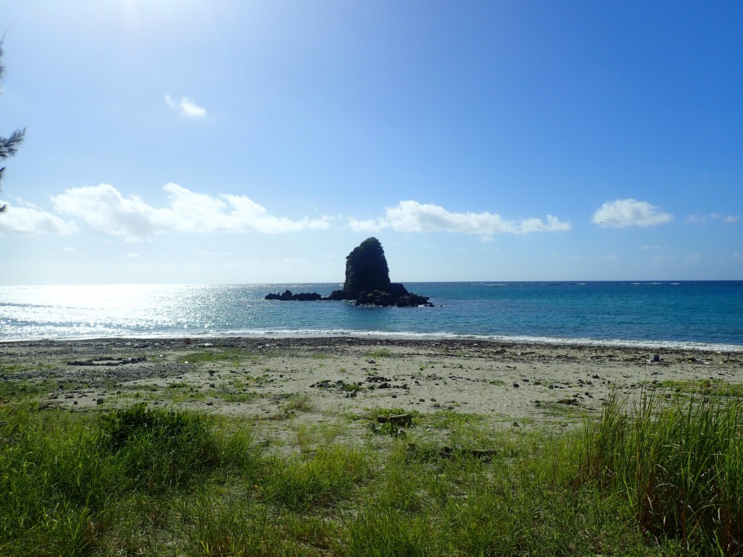 今日の嘉陽海岸