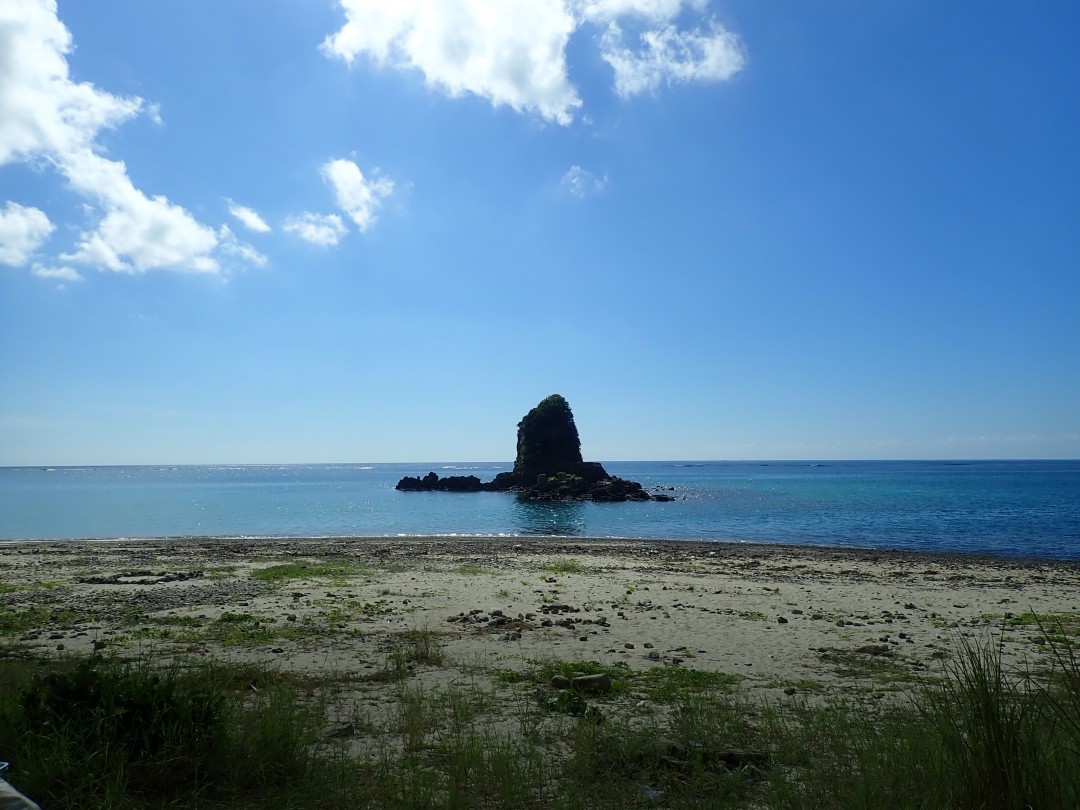 今日の嘉陽海岸