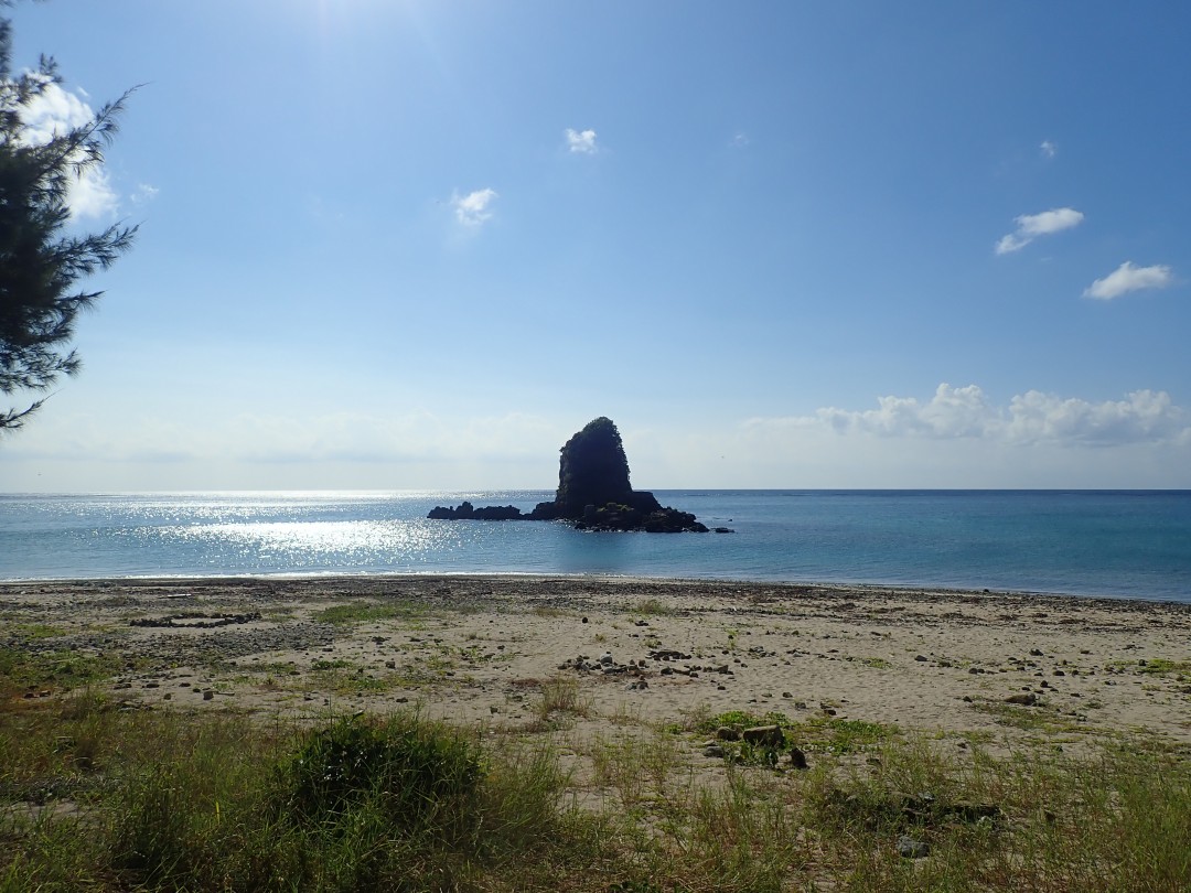 今日の嘉陽海岸
