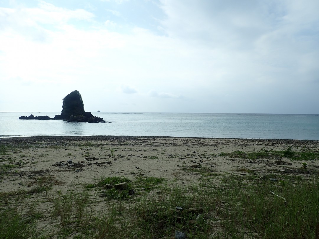 今日の嘉陽海岸