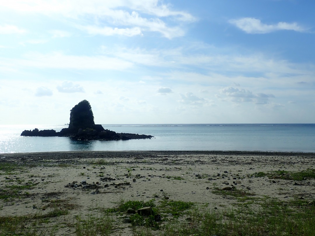 今日の嘉陽海岸