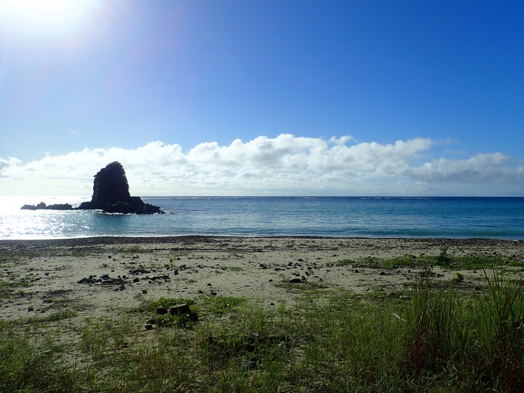 今日の嘉陽海岸