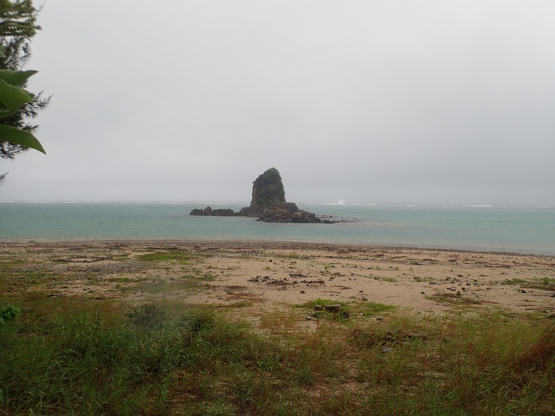 今日の嘉陽海岸