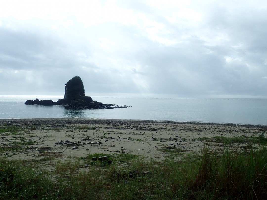 今日の嘉陽海岸