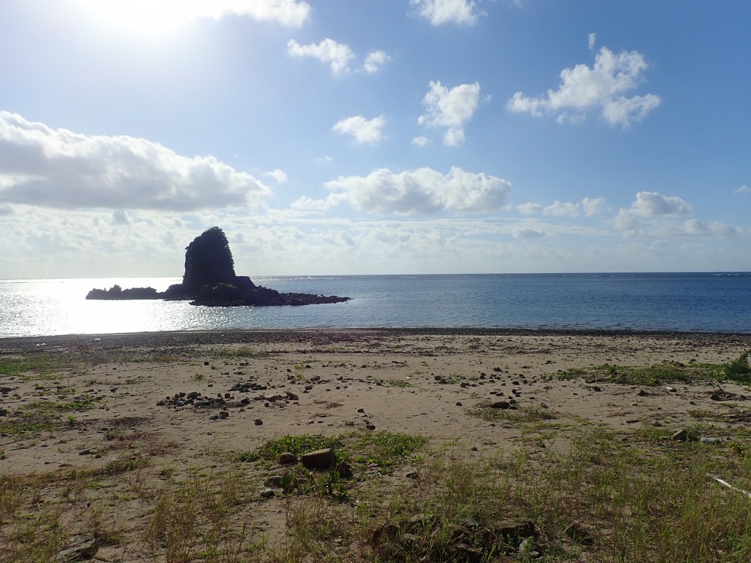 今日の嘉陽海岸