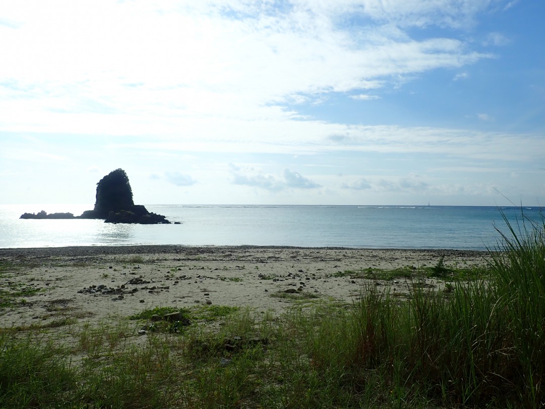 今日の嘉陽海岸