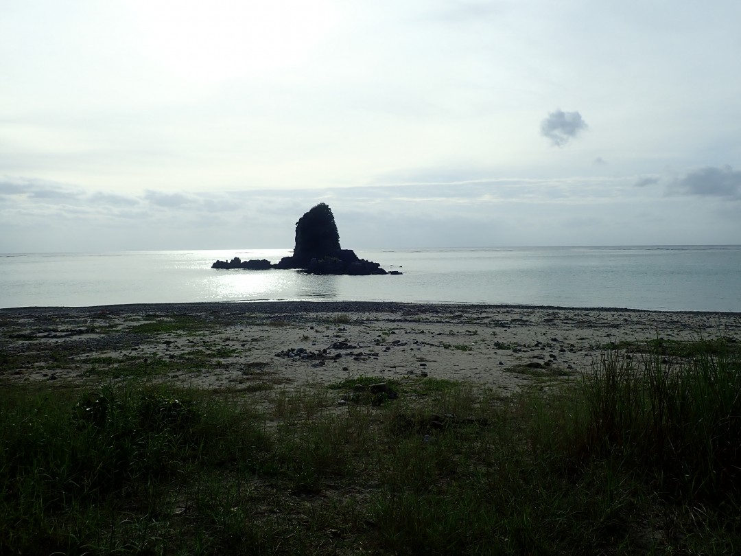 今日の嘉陽海岸