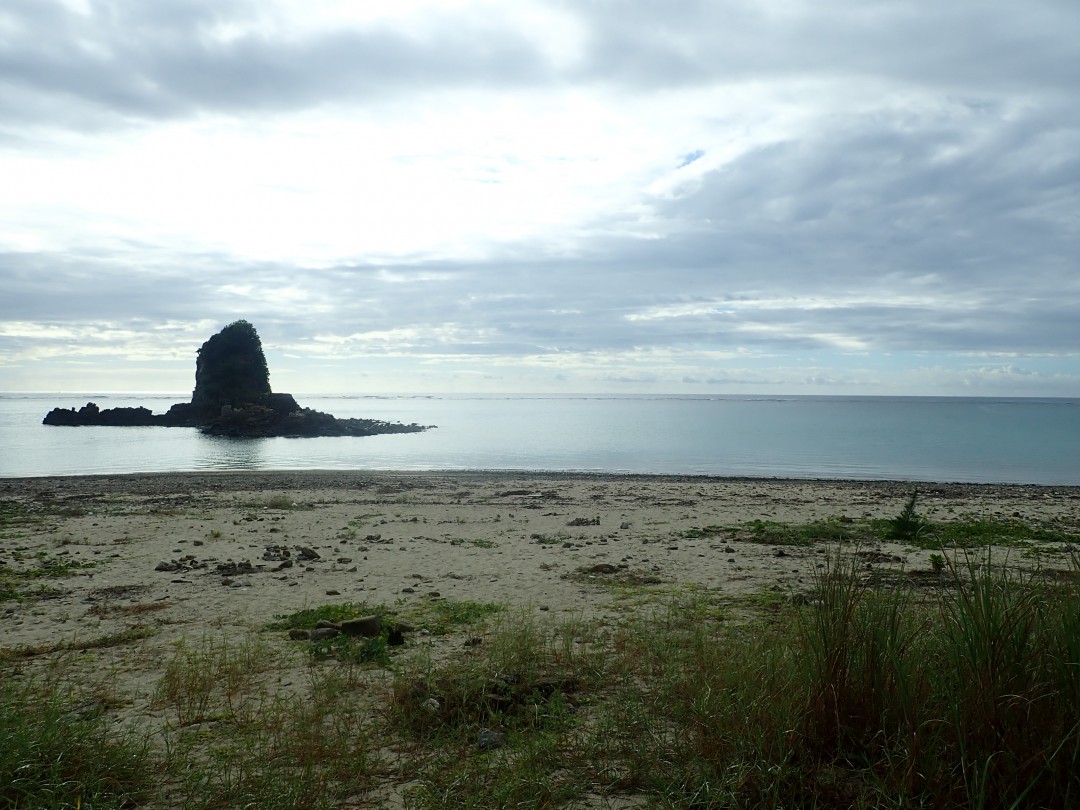 今日の嘉陽海岸