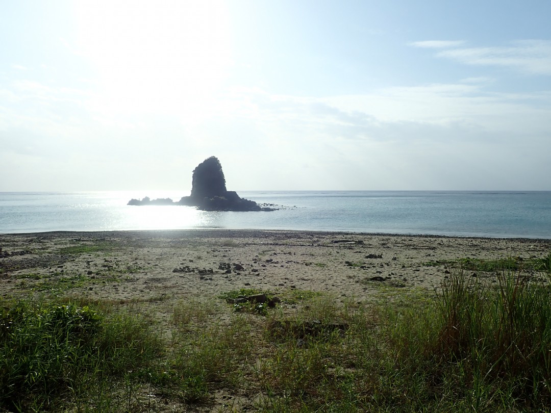 今日の嘉陽海岸