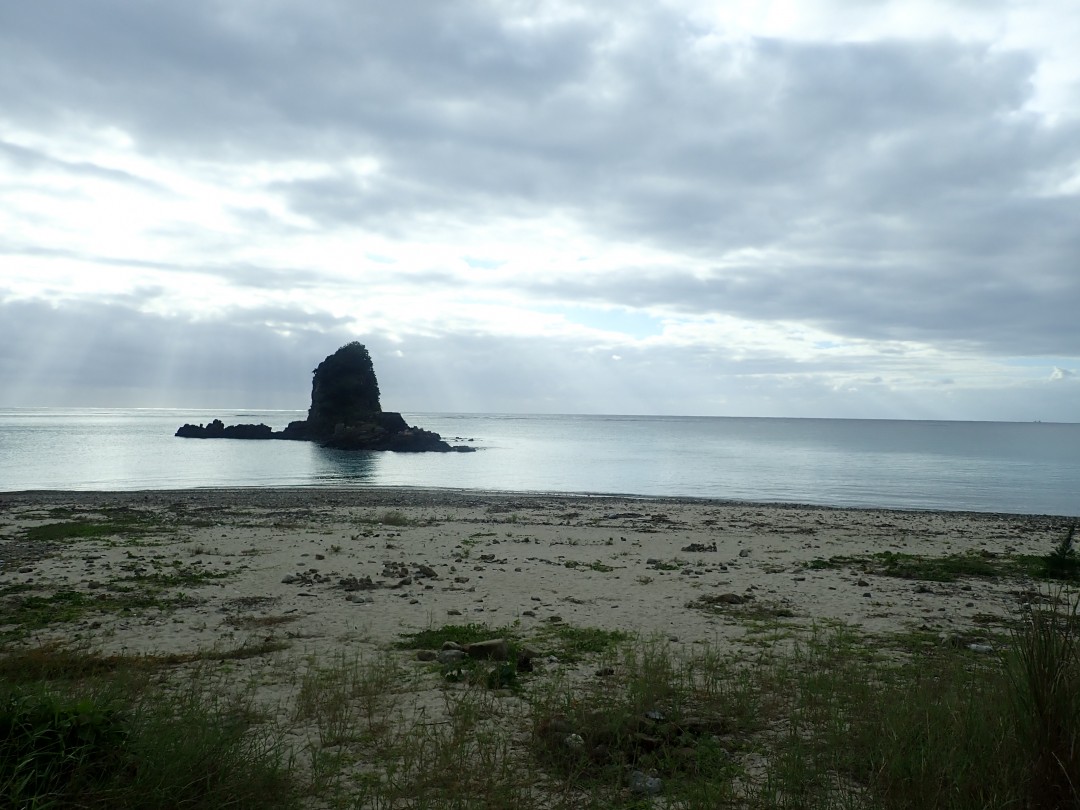 今日の嘉陽海岸