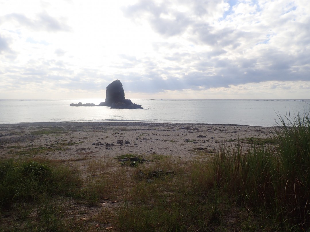 今日の嘉陽海岸