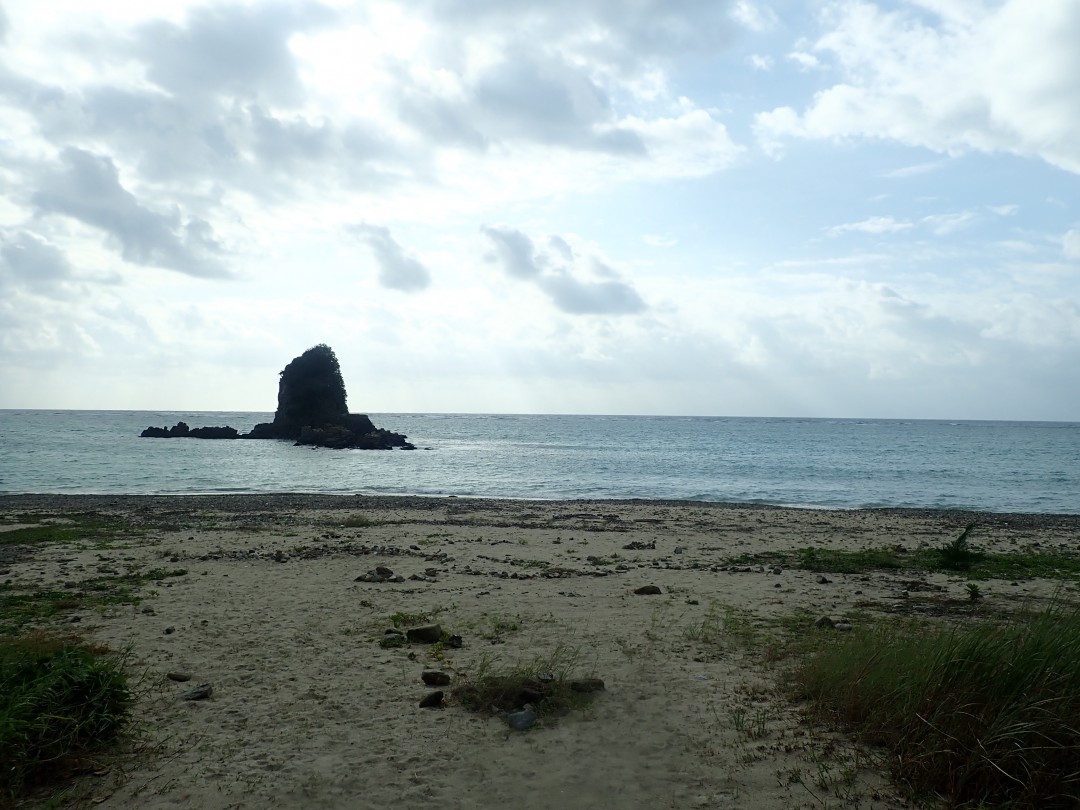 今日の嘉陽海岸