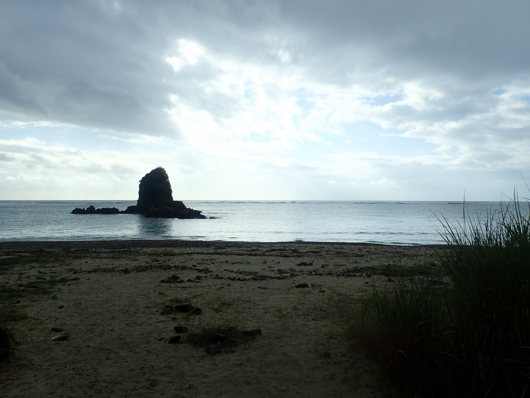 今日の嘉陽海岸