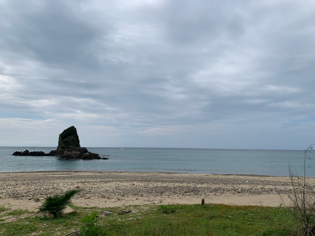 今日の嘉陽海岸