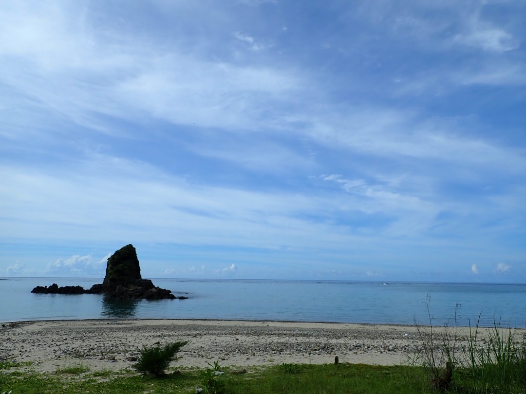 今日の嘉陽海岸