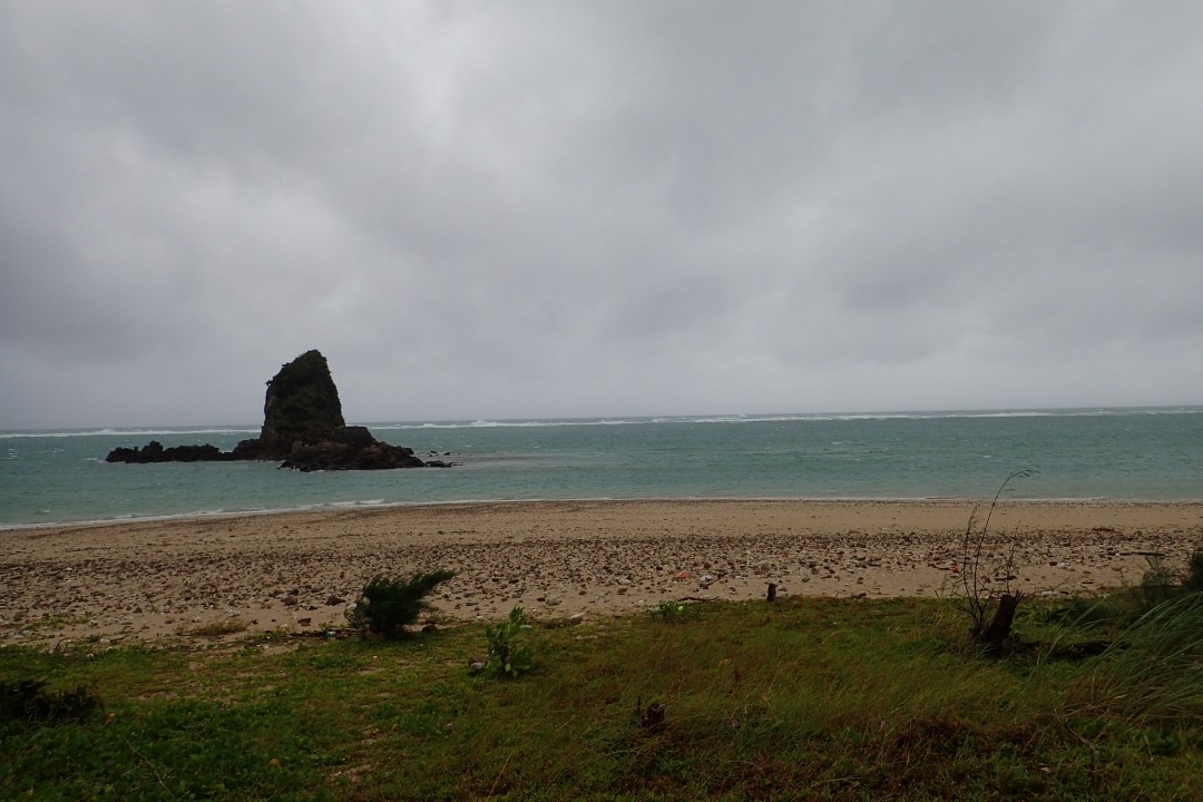 今日の嘉陽海岸