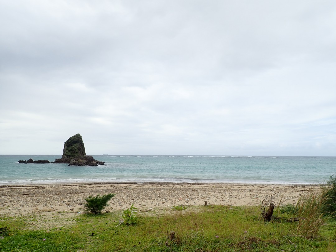 今日の嘉陽海岸