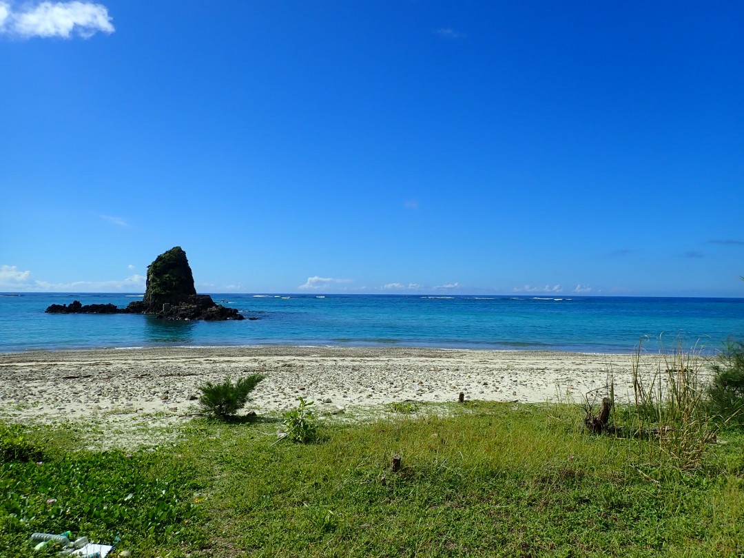 今日の嘉陽海岸