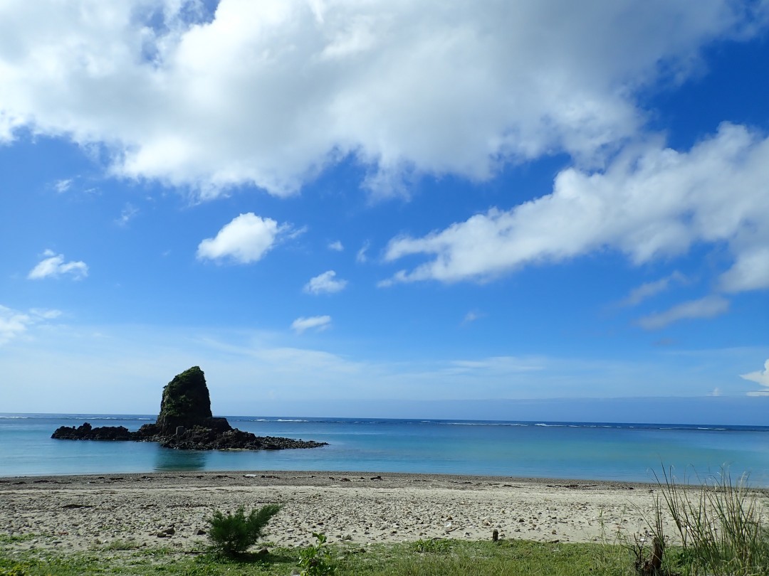 今日の嘉陽海岸