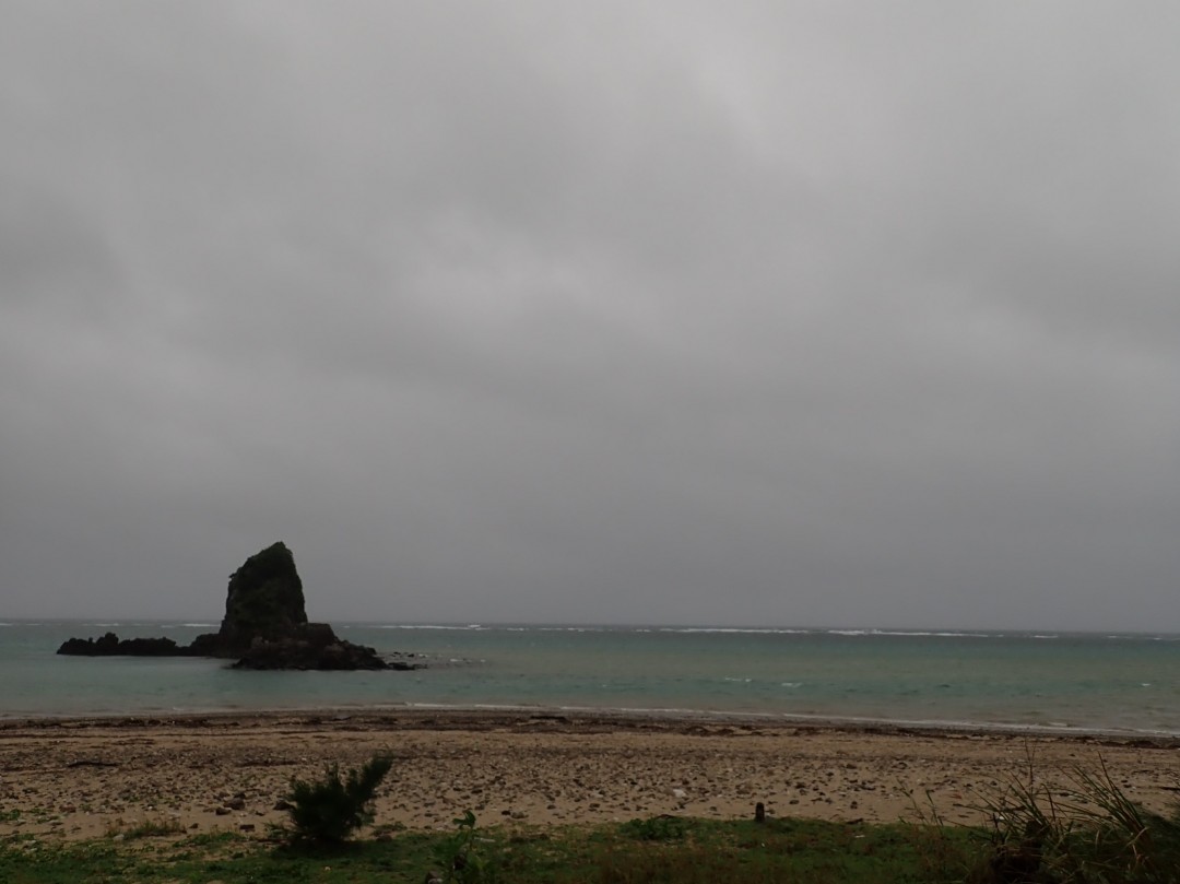 今日の嘉陽海岸